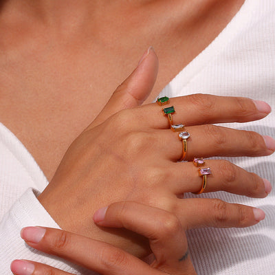 Fedilia Edelstein Ring | 18k Gull