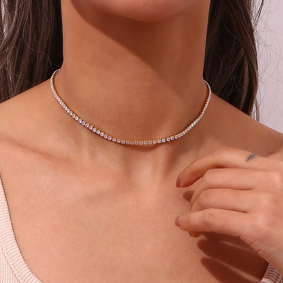 Tenis Halskjede Isolde Diamant | 18k Gull