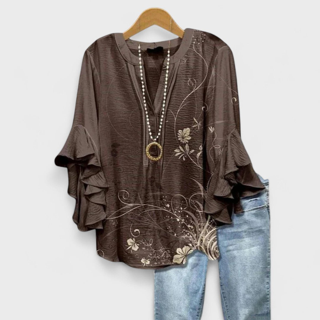 Lina – Lett bluse for hverdagen