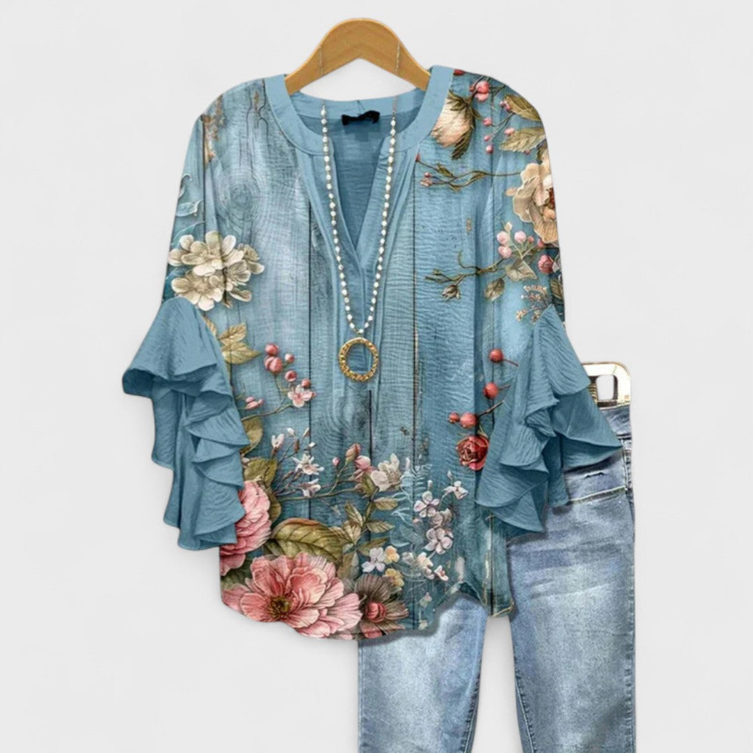Lina – Lett bluse for hverdagen