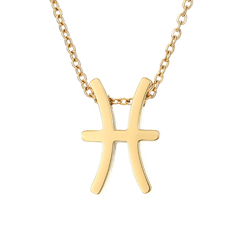 Celestique Halskjede med Stjernebilde | 18k Gull