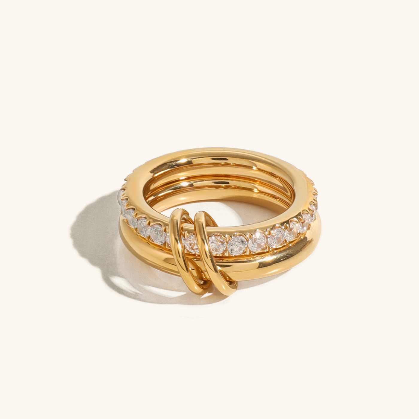 Alison Diamant Ring | 18k Gull