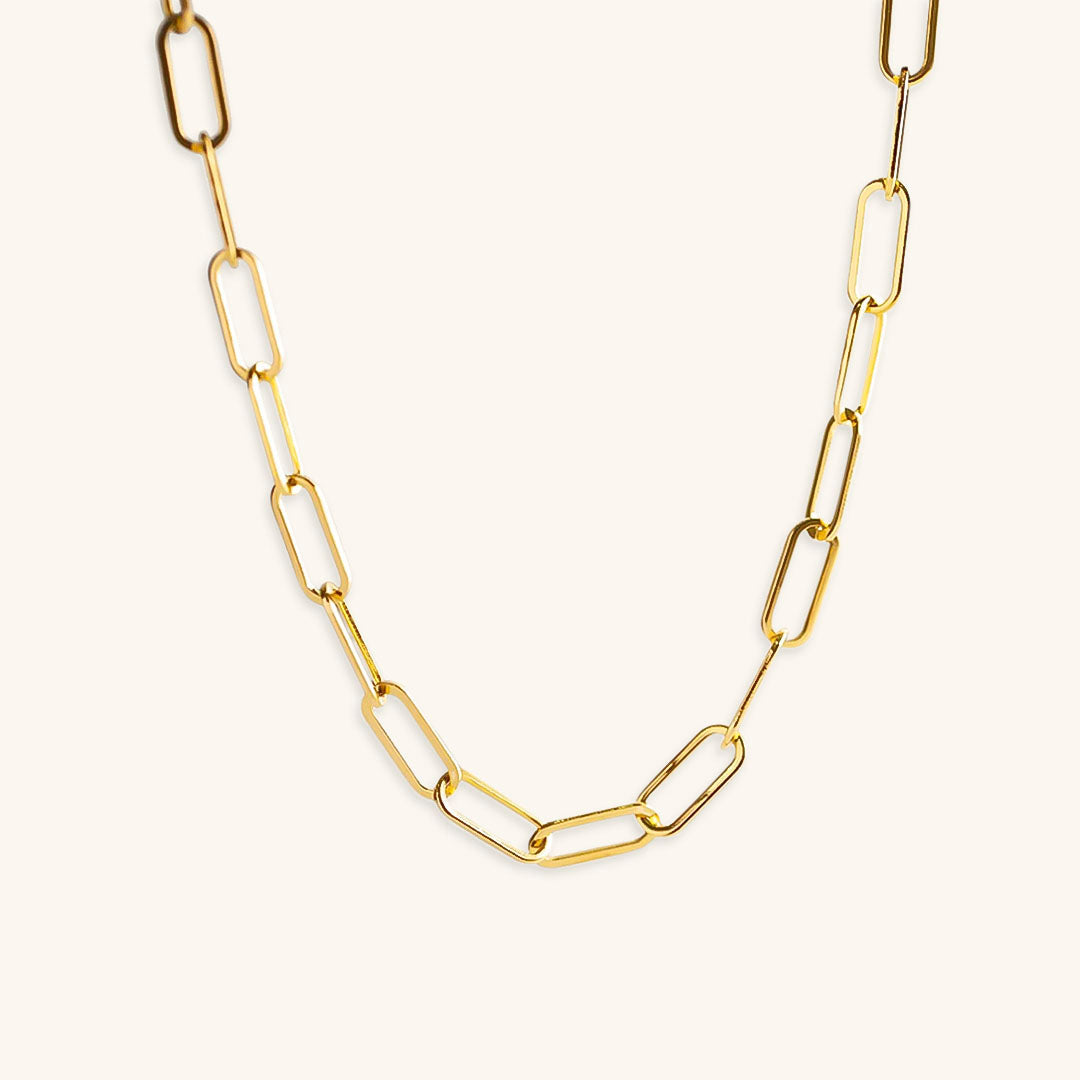 Ria Halskjede Gull Clips | 18k Gull