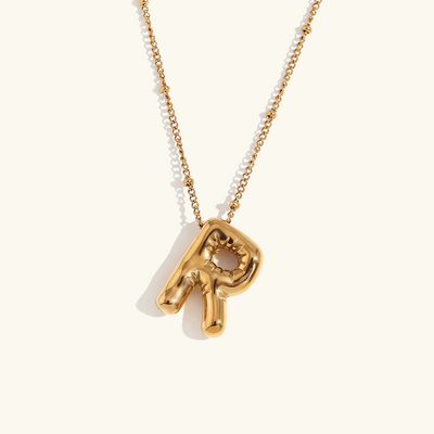 nesepryd med initialer | 18k Gull