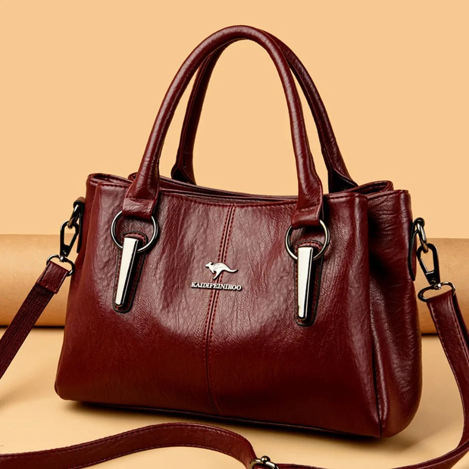 Mathisens™ | Crossbody i mykt skinn
