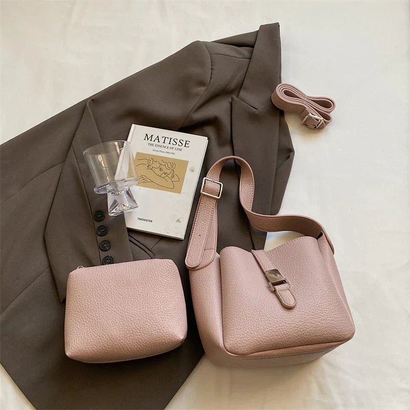 Iris™ – Moderne Skinnlook Bøtteveske