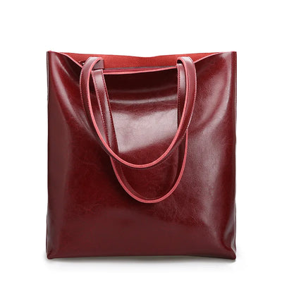 diana™ – klassisk tote bag i skinnimitasjon