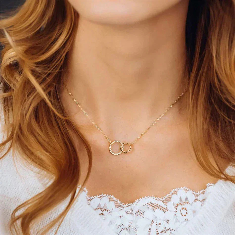 Isabelle Halskjede med Ringer | 18k Gull