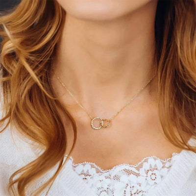 Isabelle Halskjede med Ringer | 18k Gull