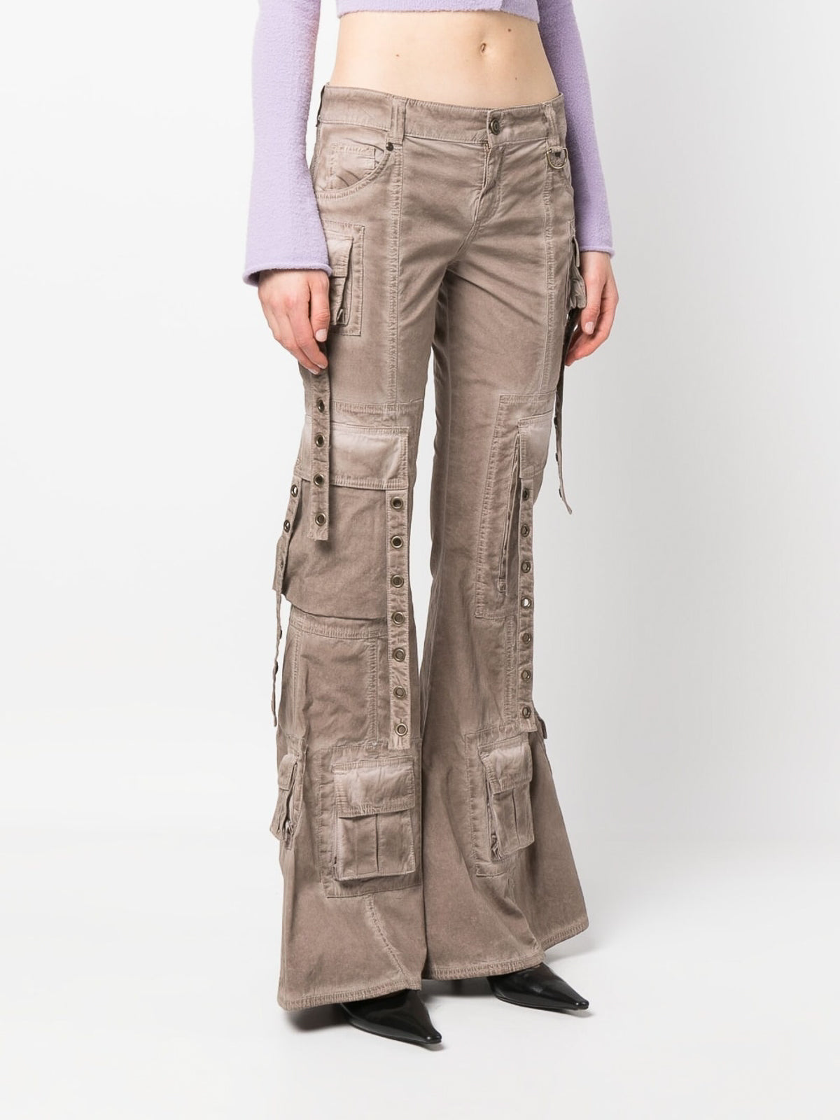 Bootcut cargo bukser