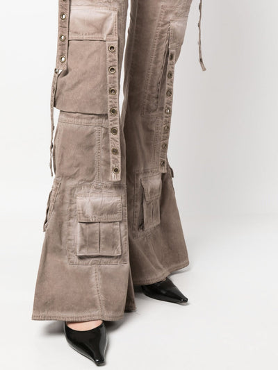 Bootcut cargo bukser