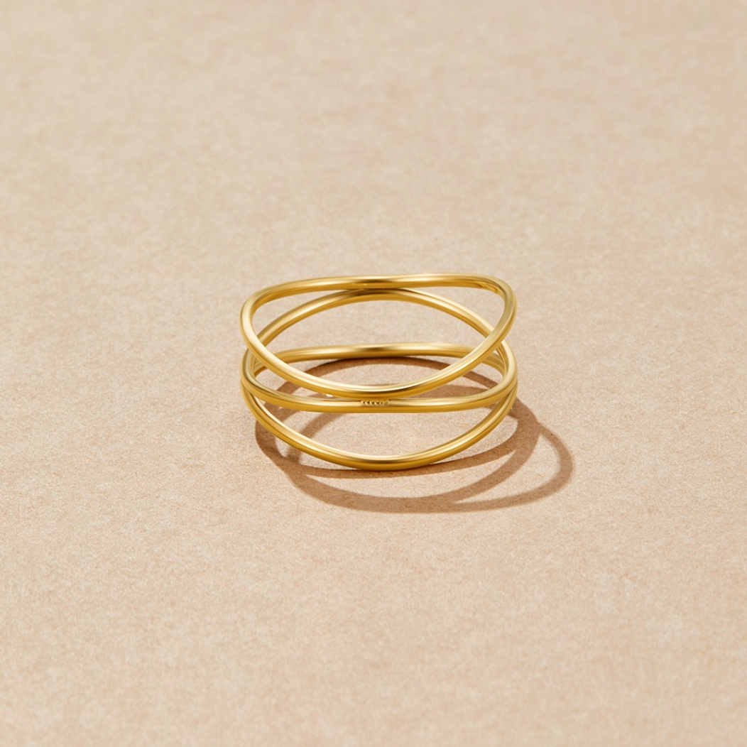 Infinity Loop Uendelighetssirkelen | Gull 18k