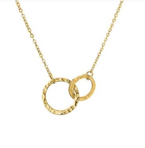 Isabelle Halskjede med Ringer | 18k Gull