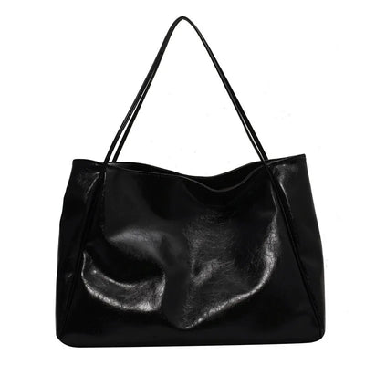 Lisa™ – Romslig Brun Tote Bag i Skinnimitasjon