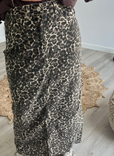 FIEN - Leopard Skjørt