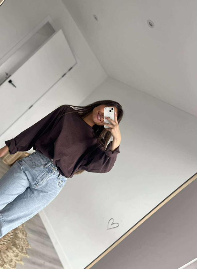 LOT - Oversized T-skjorte med lange ermer