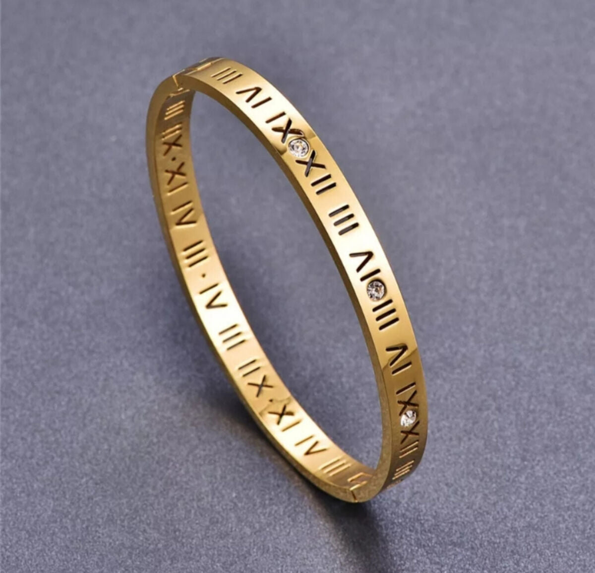 Titanium Armbånd med romertall