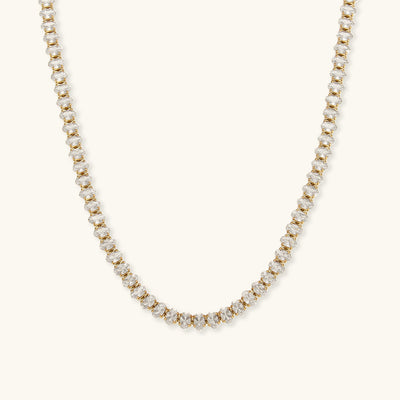 Wisteria Tennis Halskjede med Diamanter | 18k Gull