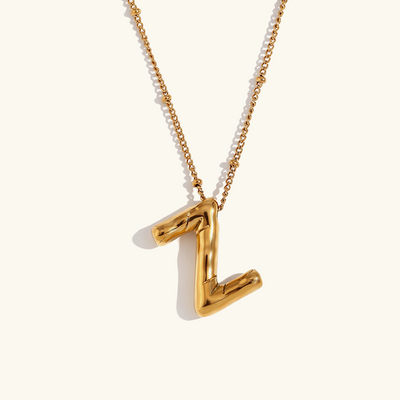 nesepryd med initialer | 18k Gull
