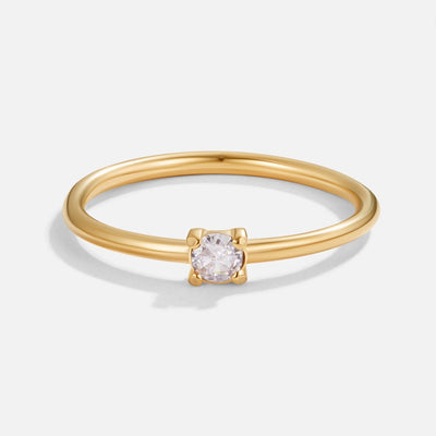 Fødselssten Ring | 14k Gull