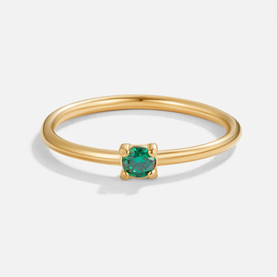 Fødselssten Ring | 14k Gull
