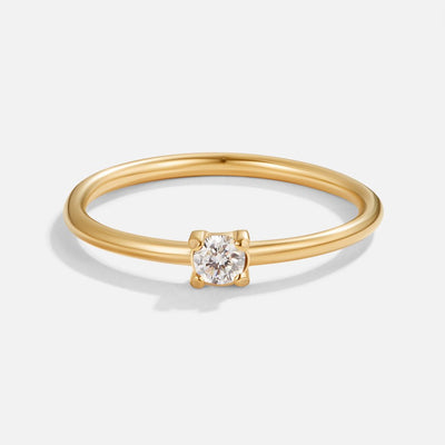 Fødselssten Ring | 14k Gull