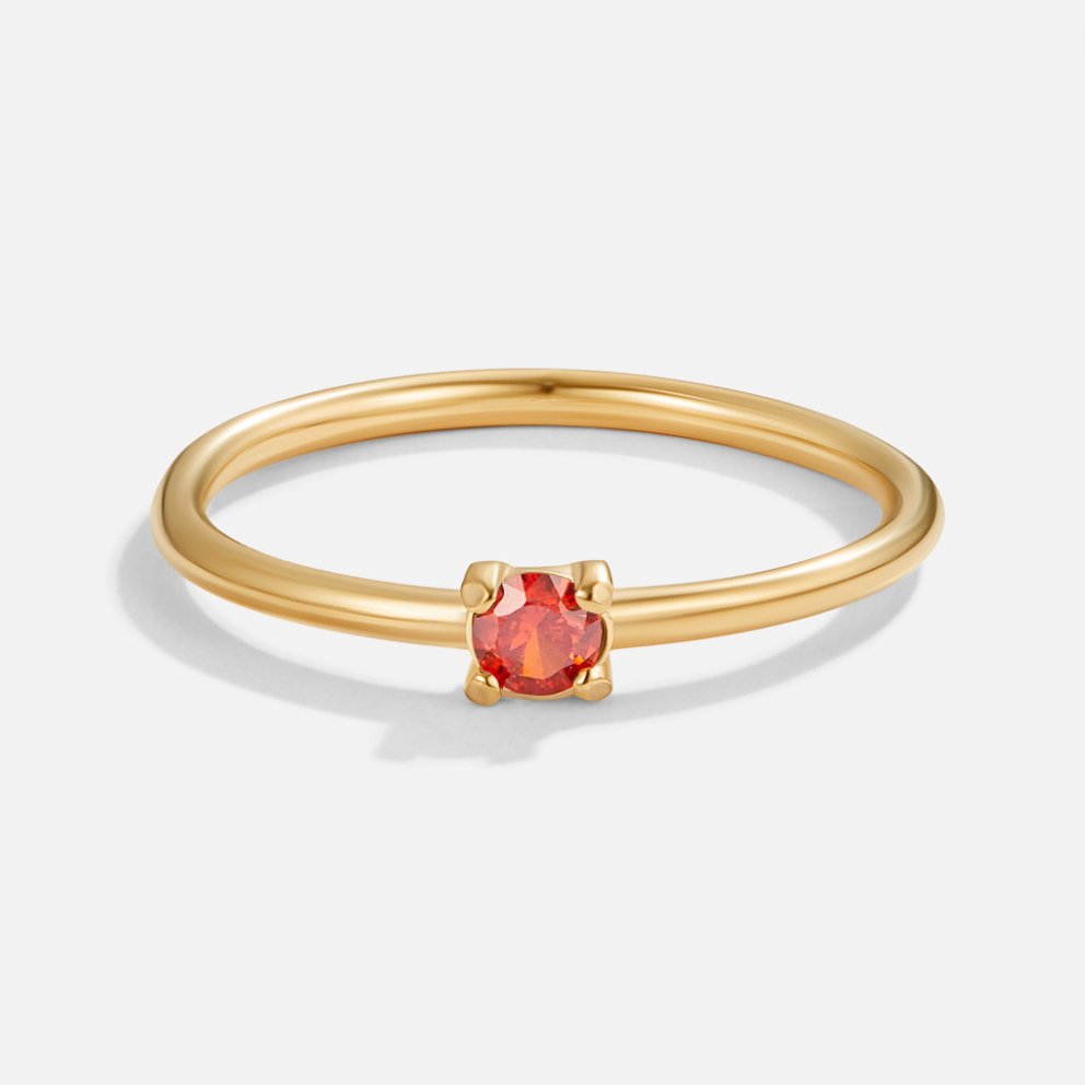 Fødselssten Ring | 14k Gull