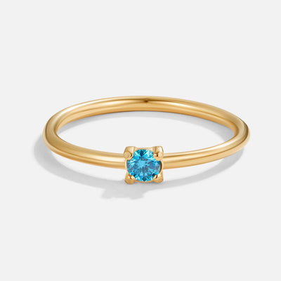 Fødselssten Ring | 14k Gull