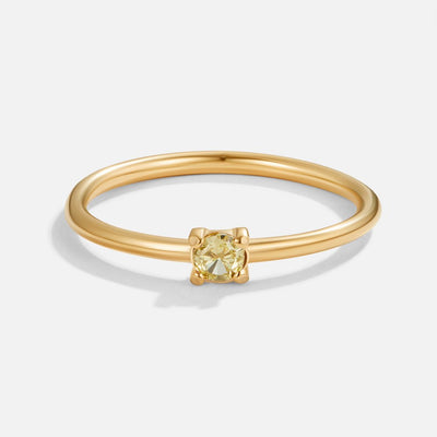 Fødselssten Ring | 14k Gull
