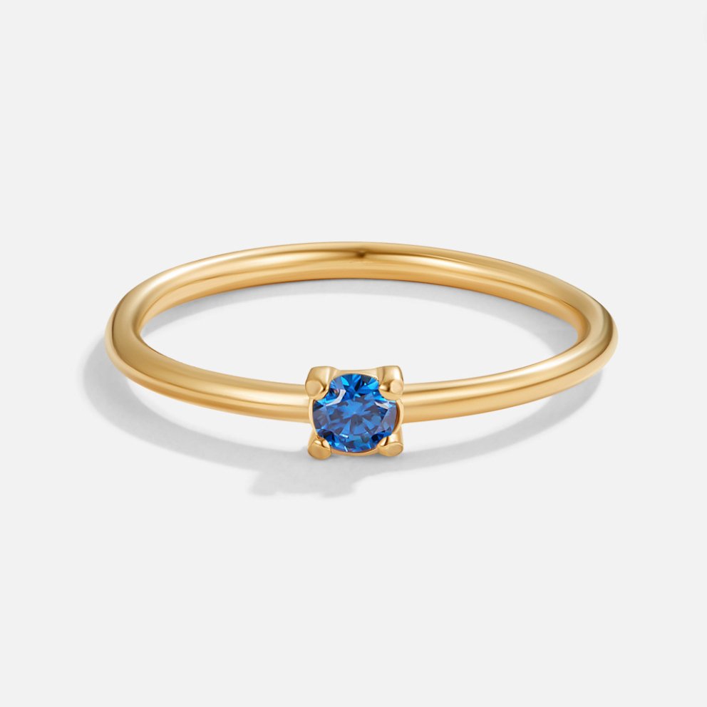 Fødselssten Ring | 14k Gull