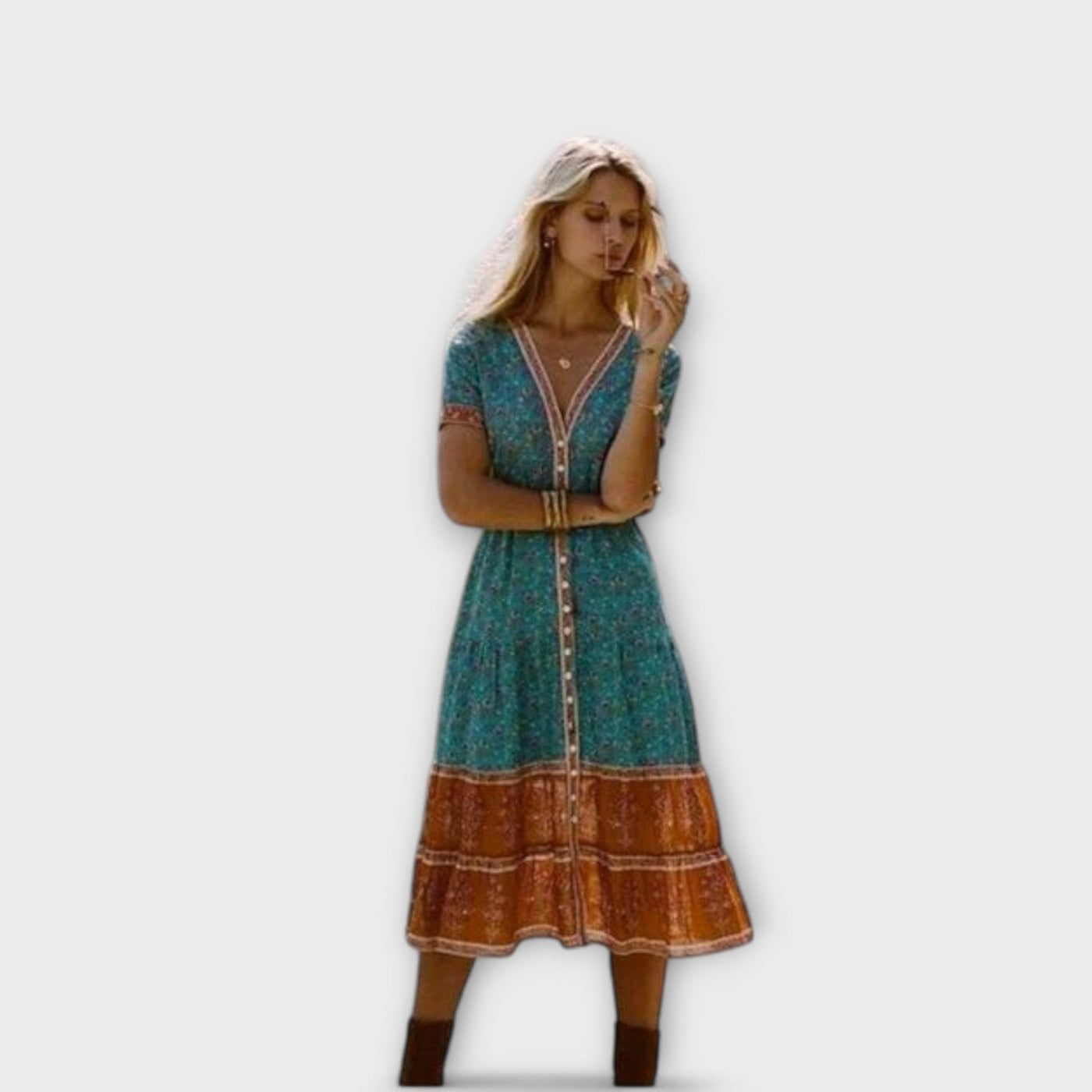 Ranya - Boho Midikjole