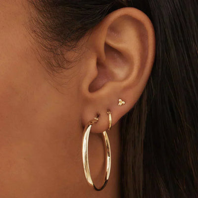 Noa Serane Øreringer | Gull 14k