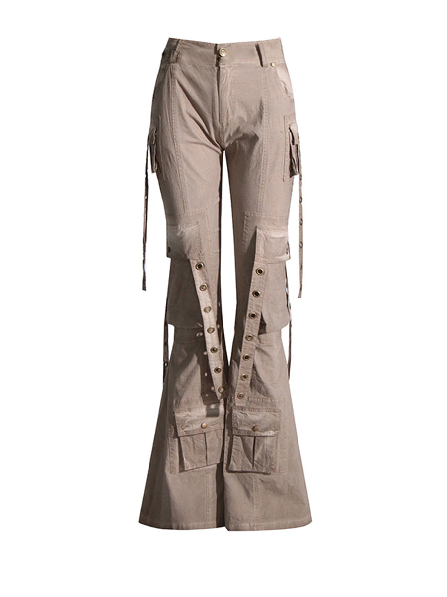 Bootcut cargo bukser