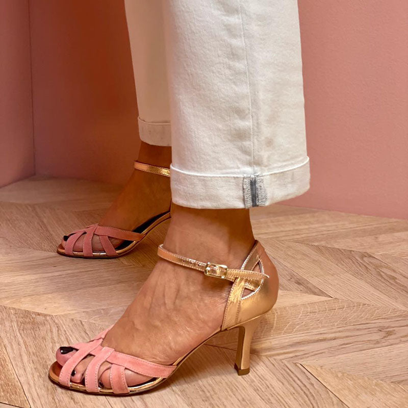 Mirano™ | Elegante åpen-tå sandaler med stiletthæl for en sofistikert stil