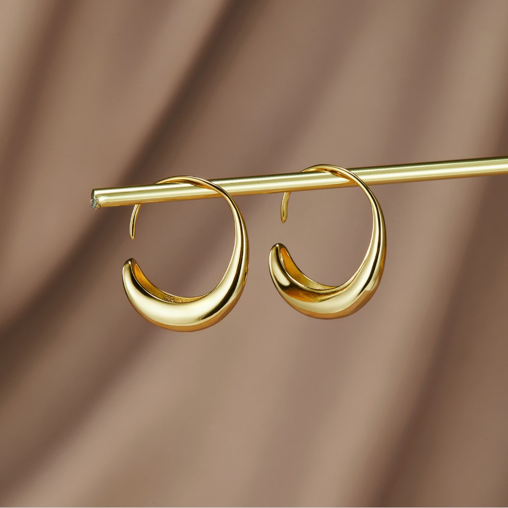 Hengende Øreringer | 18k Gull