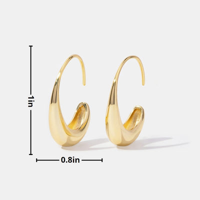 Hengende Øreringer | 18k Gull