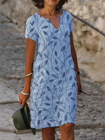 JOSETTE – Elegant kjole med V-hals