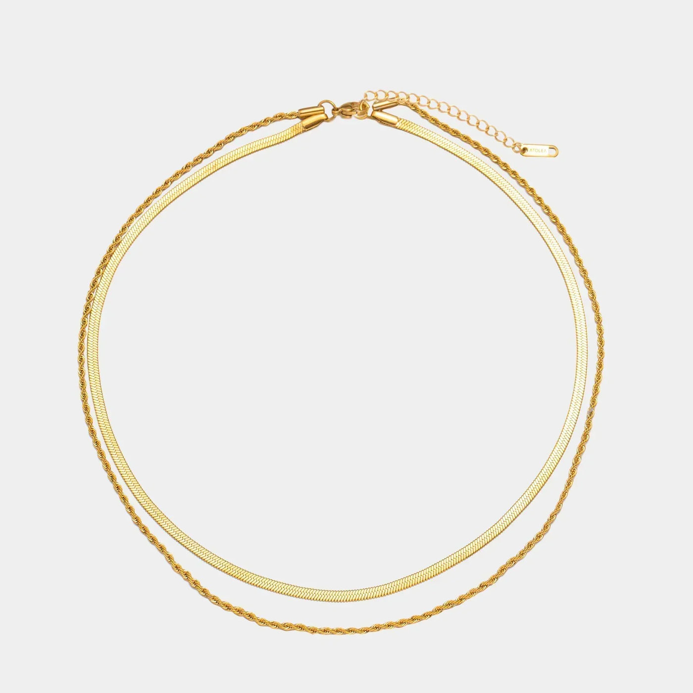 Hailey Flerlags Halskjede | 18k Gull