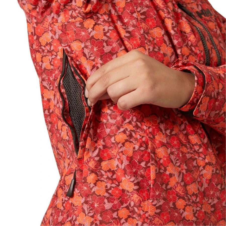 Valdisere 3.0, ski jacket, women, red floral aop