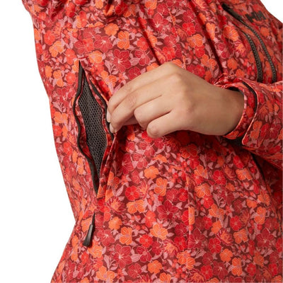 Valdisere 3.0, ski jacket, women, red floral aop