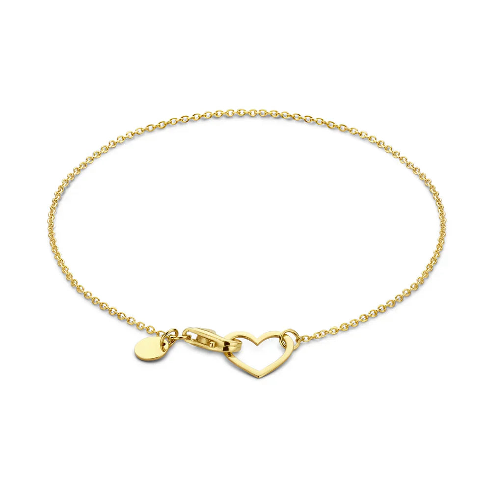 Lilou Coeur Armbånd | Gull 14k