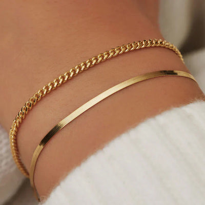 Soleil Serpent Armbånd | Gull 14k