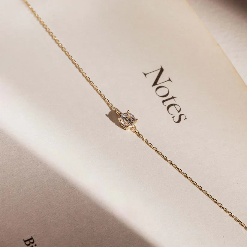 Cléa Moissanitt Stein Armbånd | Gull 14k