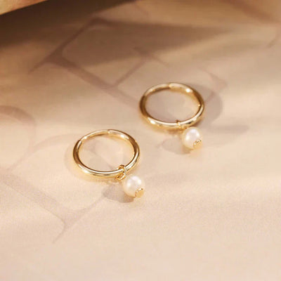 Delia Crest Øreringer | Gull 14k
