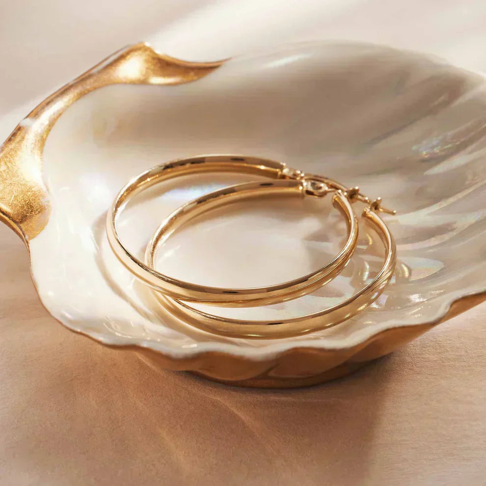 Noa Serane Øreringer | Gull 14k