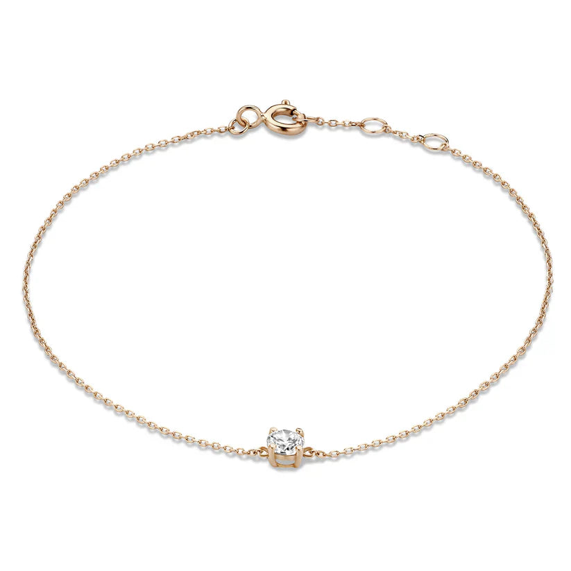 Cléa Moissanitt Stein Armbånd | Gull 14k