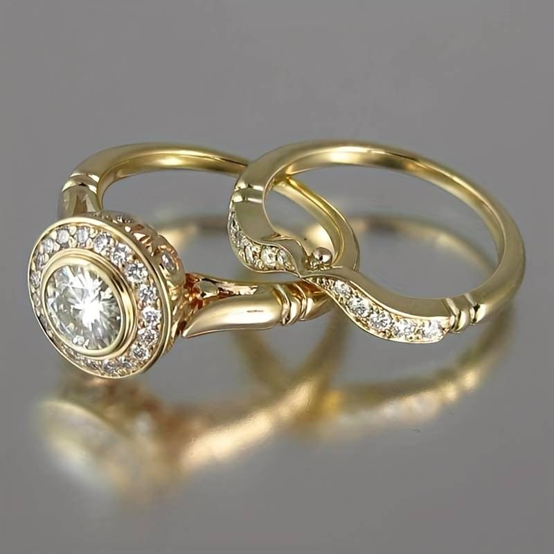 Angelique vintage ring med zirkonia