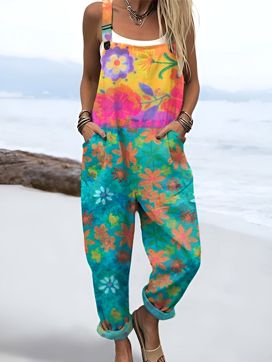 Liv™ | Akvarellblomster Overall