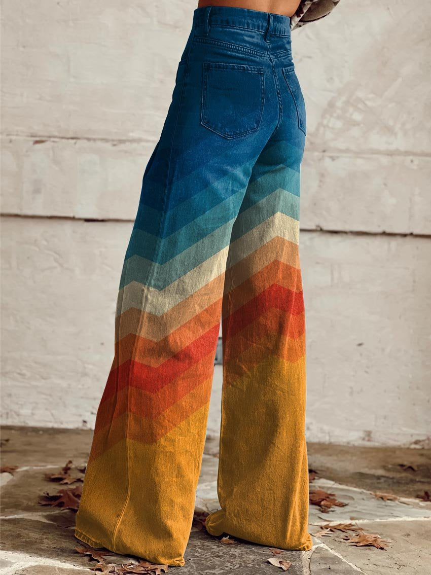 Léa - Retro Zigzag Bukser