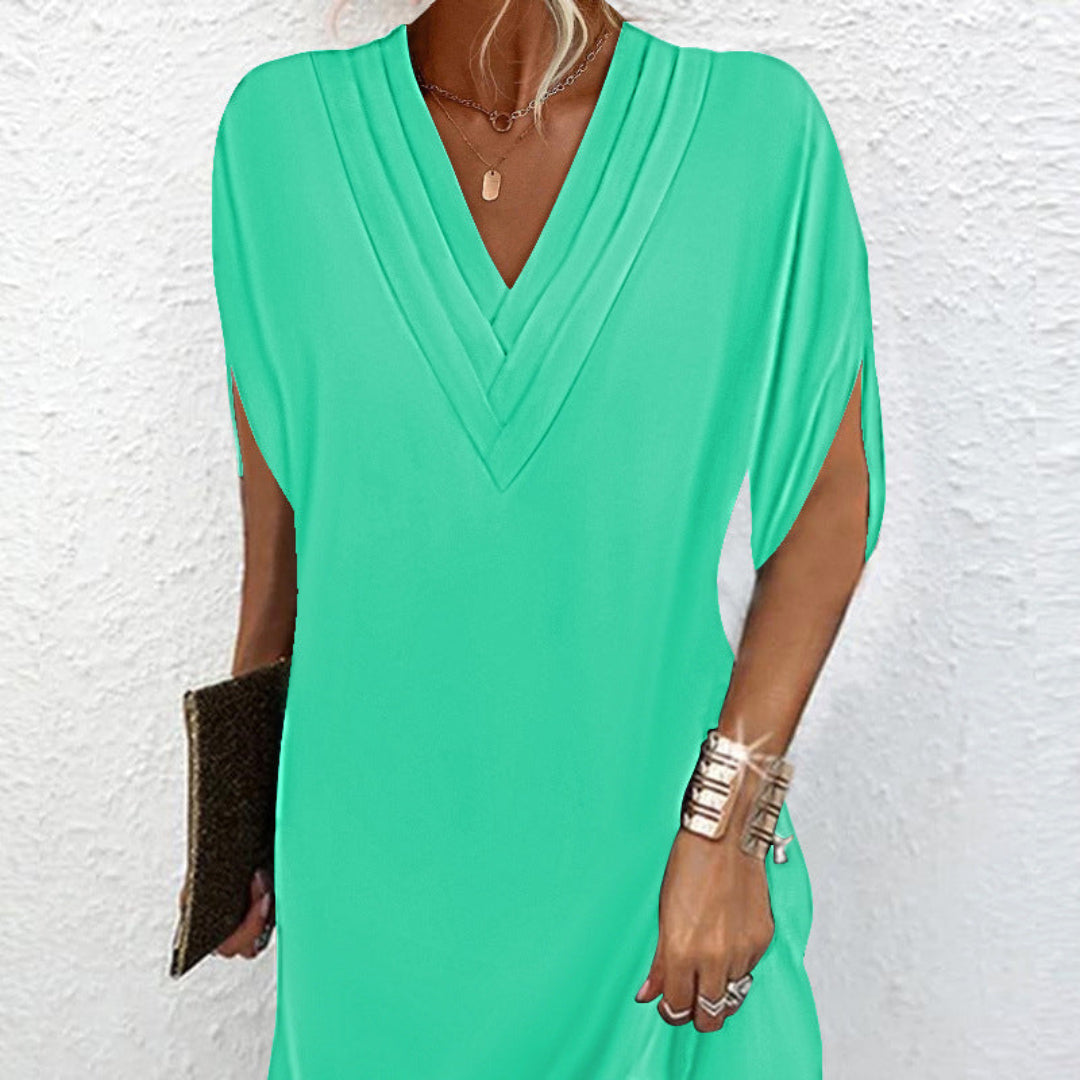 Anemoon™ | Elegant kjole med V-hals